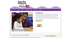 Desktop Screenshot of eastbaychildrensbookproject.org